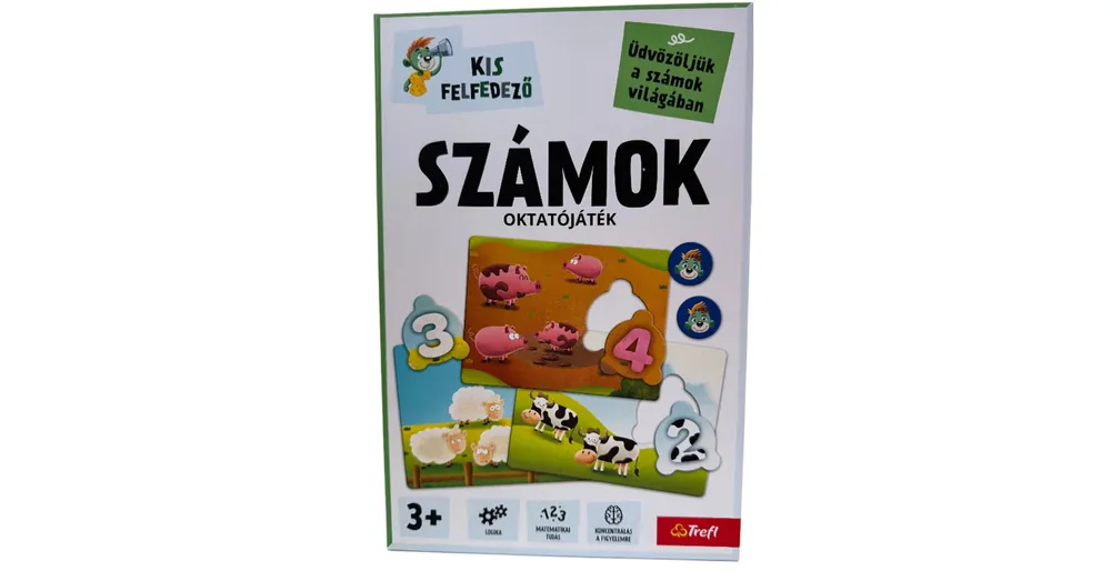 Szuper akció Kis felfedező Számok oktatójáték új kiadás – Trefl
