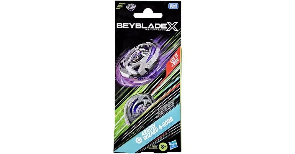Beyblade X Booster Arrow Wizard 4–80GB pörgettyű – Hasbro Népszerű