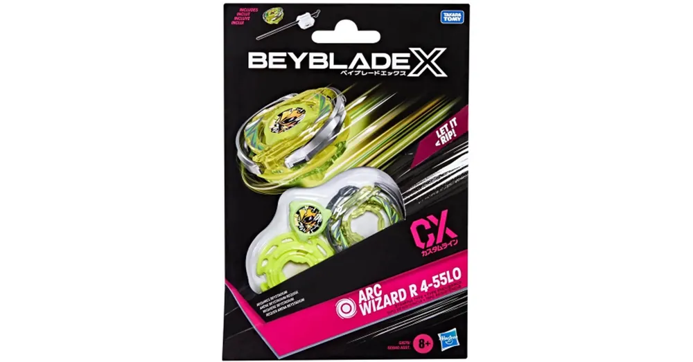 Kihagyhatatlan ajánlat Beyblade X Starter pack Arc Wizard R 4–55LO CX pörgettyű kezdőszett – Hasbro