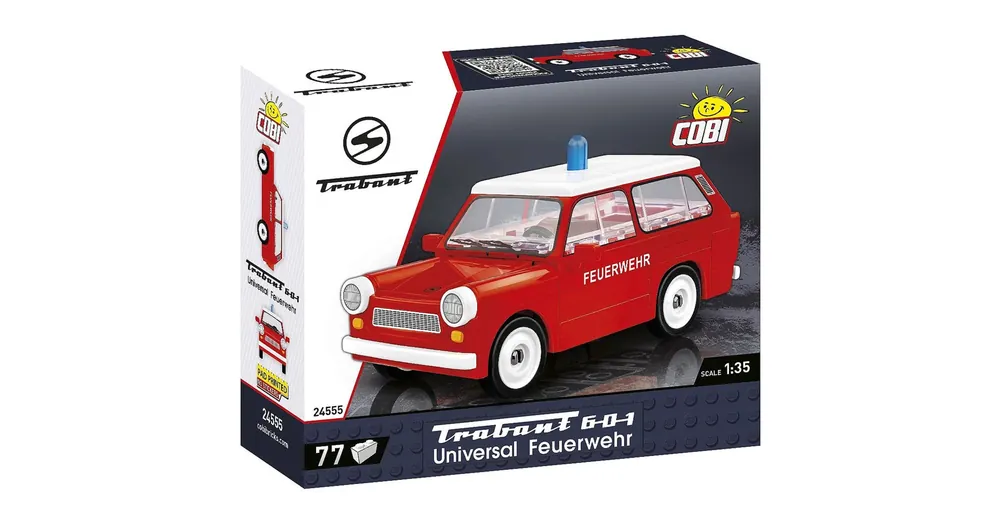 COBI Trabant 601 tűzoltóautó építőjáték (24555) Olcsóbb