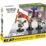 Szuper akció COBI WWII Varsói lázadás figura szett (2057)