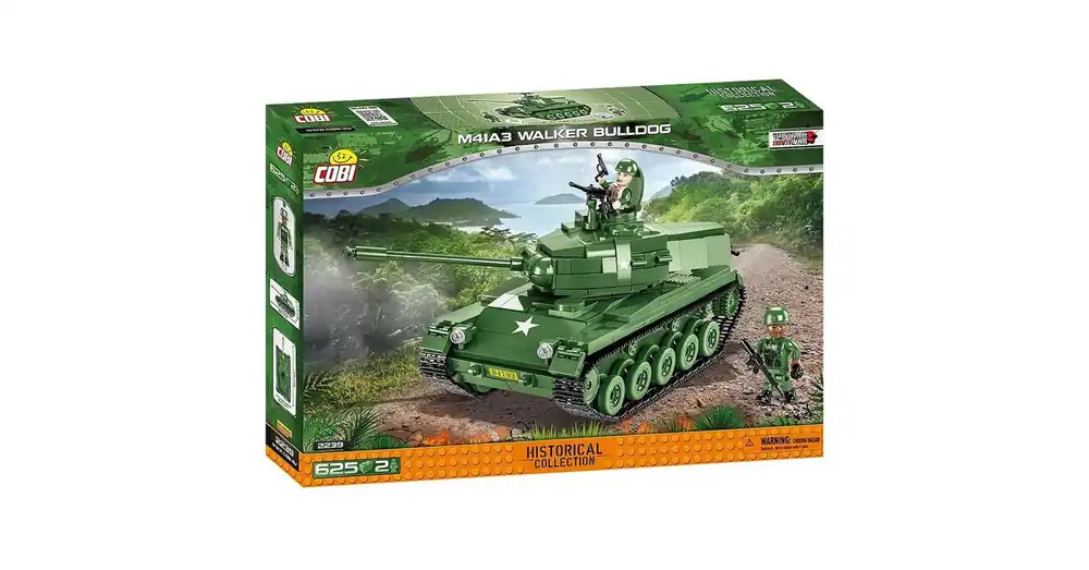 Különleges ajánlat COBI M41A3 Walker Bulldog tank építőjáték (2239)