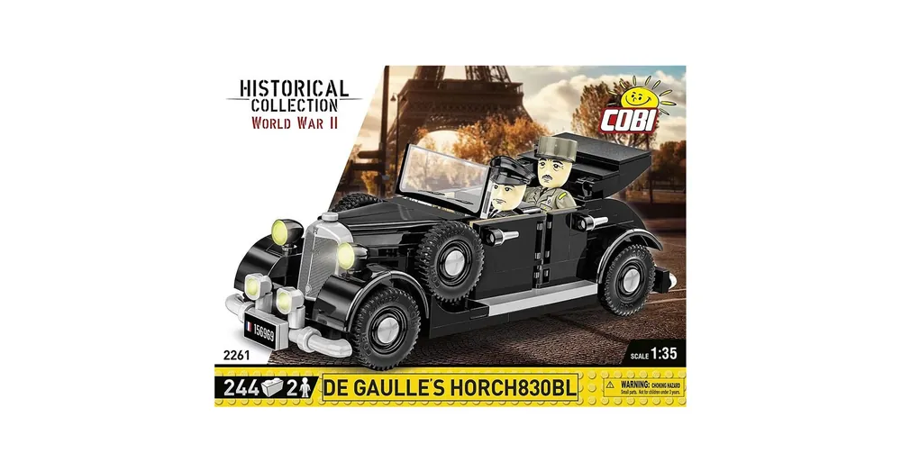 Gyors szállítás COBI De Gaulle’s Horch 830 BL autó építőjáték (2261)