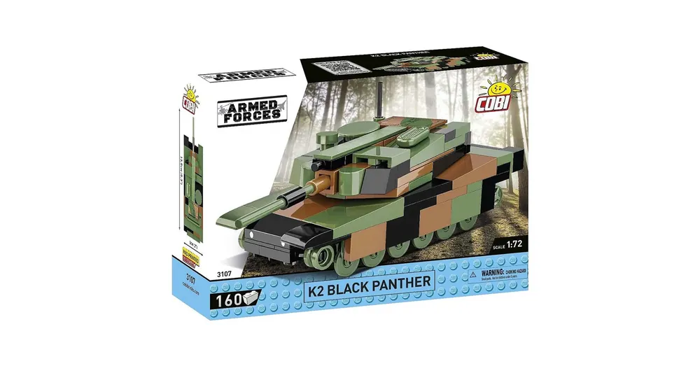 Újdonság COBI K2 Black Panther tank építőjáték (3107)