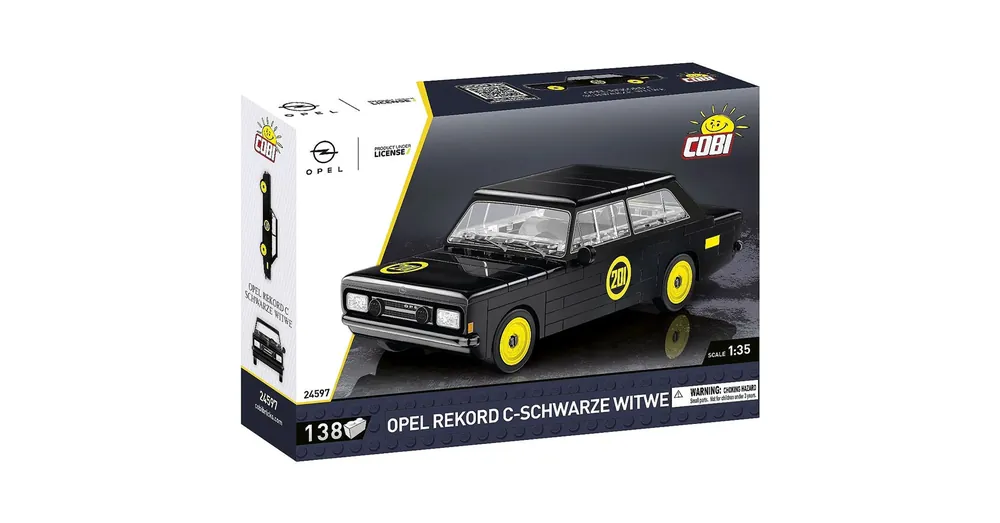 COBI Opel Rekord C Fekete Özvegy építőjáték (24597) Azonnali szállítás
