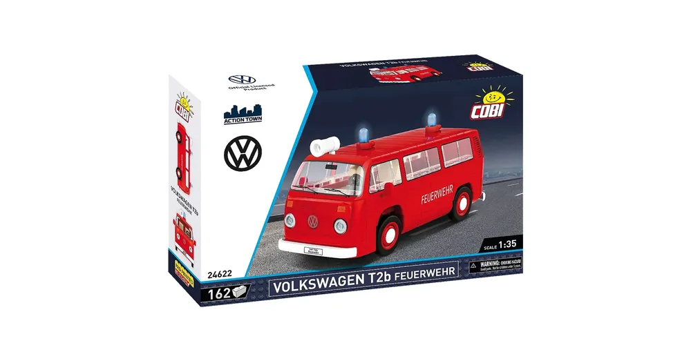 COBI Volkswagen T2b Tűzoltóautó építőjáték (24622) Akció