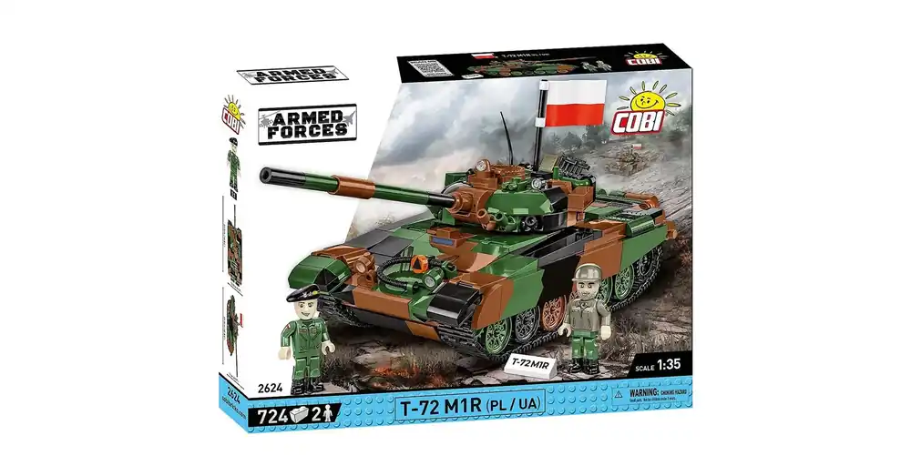 Korlátozott ajánlat COBI T-72M1R harckocsi építőjáték (2624)