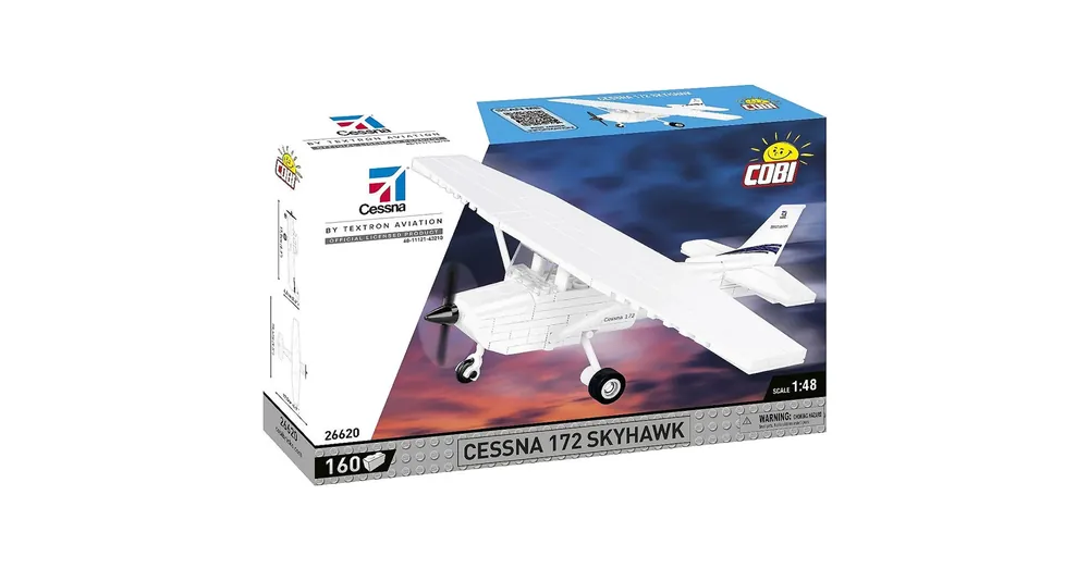 Végkiárusítás COBI Cessna 172 Skyhawk fehér építőjáték (26620)