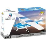 Prémium COBI Cessna 172 Skyhawk fehér-kék építőjáték (26622)