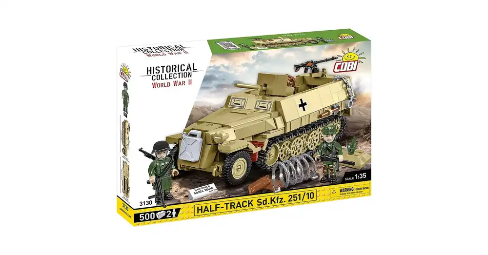 Korlátozott ajánlat COBI Half-Track Sd.Kfz. 251/10 tank építőjáték (3130)