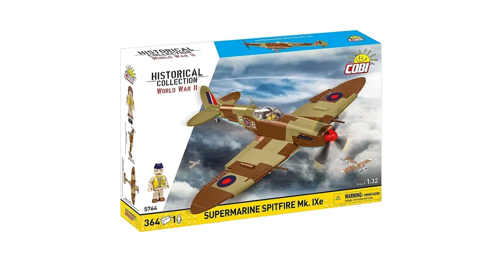 Árcsökkenés COBI Supermarine Spitfire Mk. IXe repülőgép építőjáték (5764)