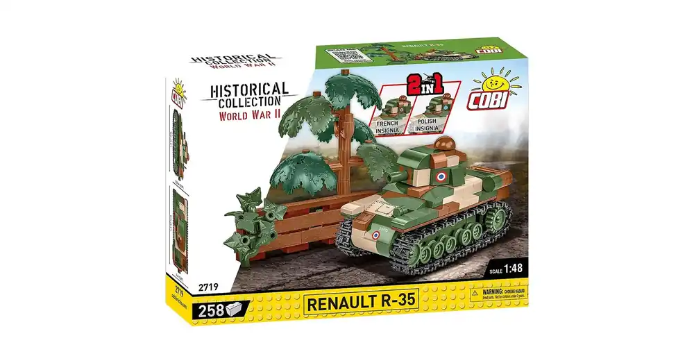 Ne maradj le COBI Renault R-35 építőjáték (2719)