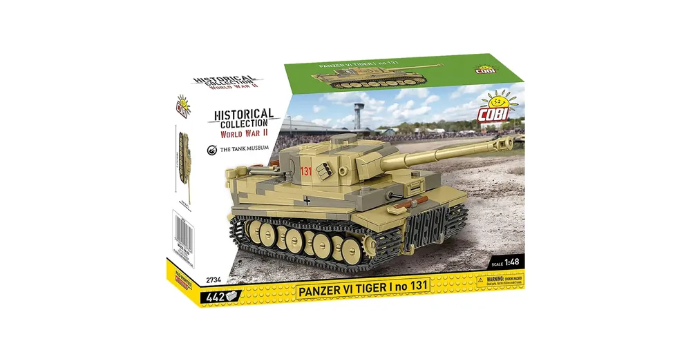 COBI Panzer VI Tiger I „131” építőjáték (2734) Expressz szállítás