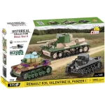 COBI Panzer I, Renault R35 és Valentine IX – 3 az 1-ben építőjáték (2740) Alacsony ár