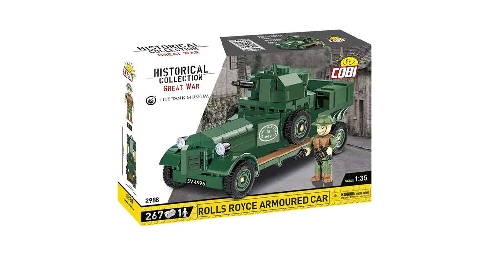 COBI Rolls Royce páncélautó 1920 Pattern Mk I építőjáték (2988) Gyors kiszállítás