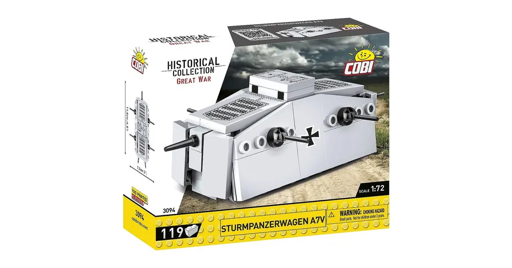 COBI Sturmpanzerwagen A7V német harckocsi építőjáték (3094) Végkiárusítás