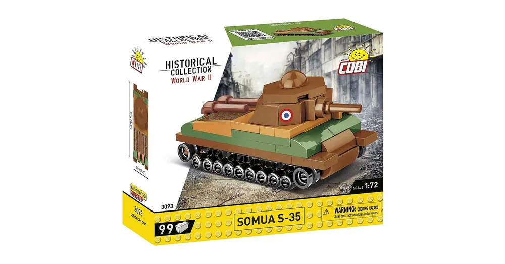 COBI Somua S-35 francia tank építőjáték (3093) Újdonság