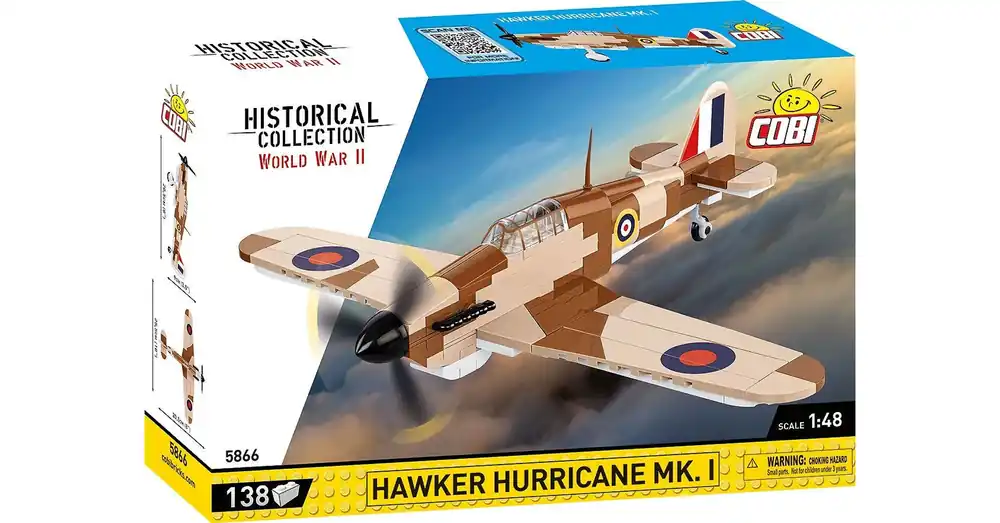 COBI Hawker Hurricane Mk I építőjáték (5866) Végkiárusítás