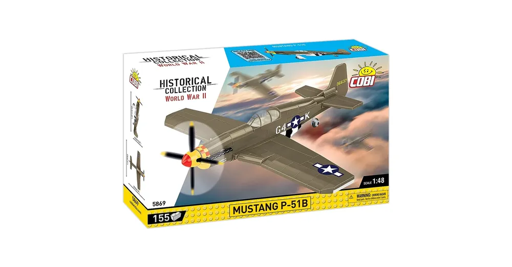 Vedd meg online COBI Mustang P-51B repülő építőjáték (5869)