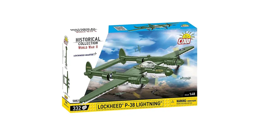 Akció COBI Lockheed P-38 Lightning repülő építőjáték (5882)