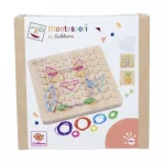 Eichhorn Fa Montessori Geoboard – Formák, fantázia és finommotorika fejlesztése – Simba Toys Korlátozott ajánlat