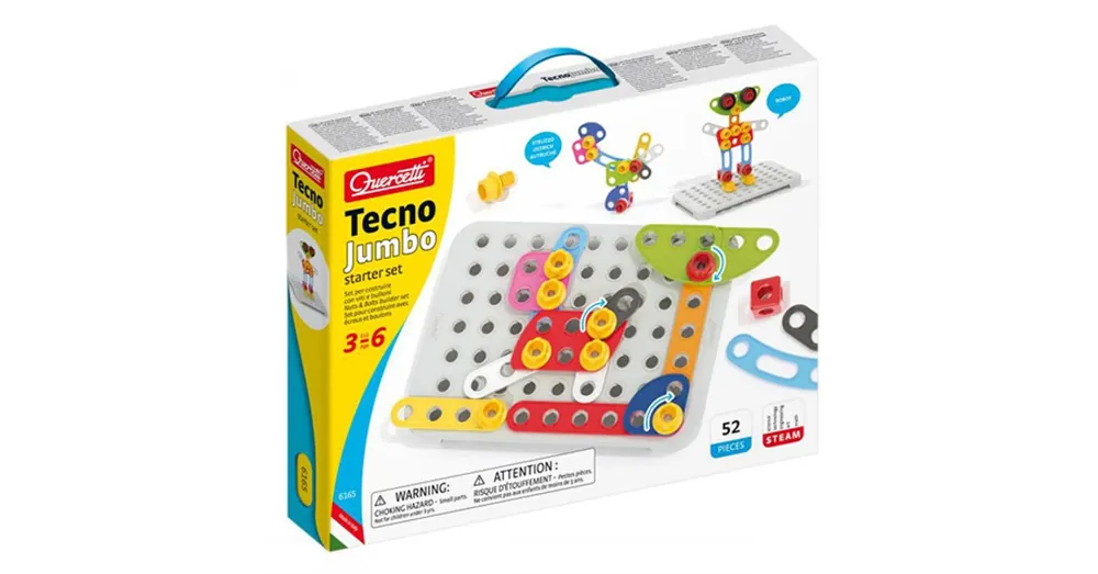 Quercetti Tecno Jumbo kezdő építőkészlet 52 db Nézd meg most
