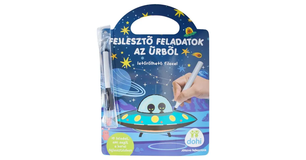 Fejlesztő feladatok az űrből letörölhető filccel – D-Toys Biztonságos vásárlás