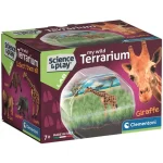 Science Play Mini terrárium zsiráf figurával – Clementoni Prémium