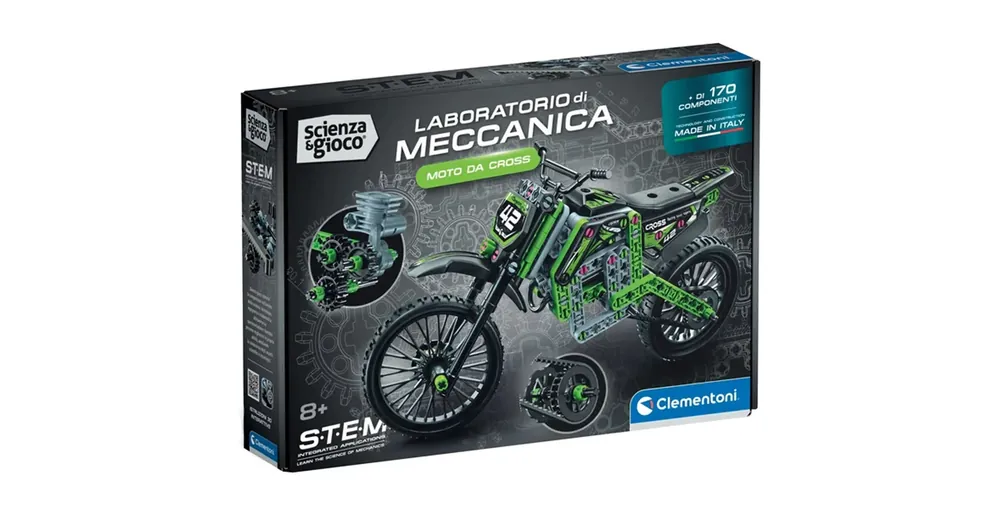 Science Play Mehanics szerelhető X-Treme motocross – Clementoni Akció