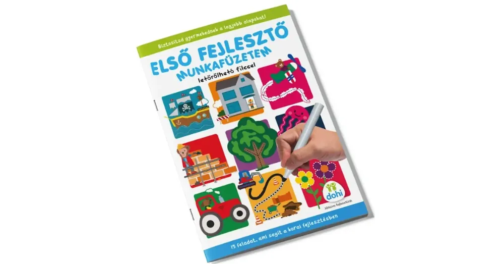 Első fejlesztő munkafüzetem letörölhető filccel Vásárlói kedvenc