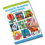 Árcsökkenés Fejlesztő feladatok járművekkel foglalkoztató füzet letörölhető filccel