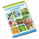 Fejlesztő feladatok állatokkal foglalkoztató füzet letörölhető filccel Biztonságos fizetés