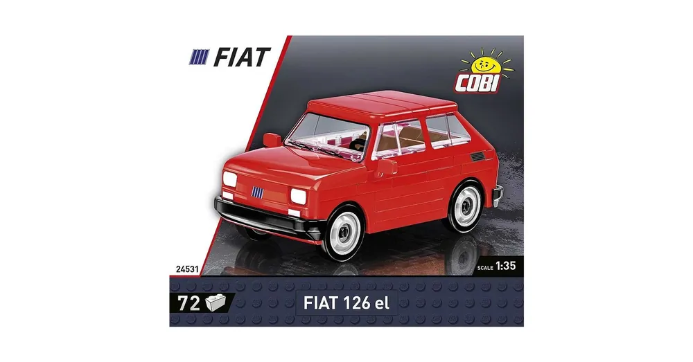 Olcsóbb COBI Fiat 126p el autó építőjáték (24531)