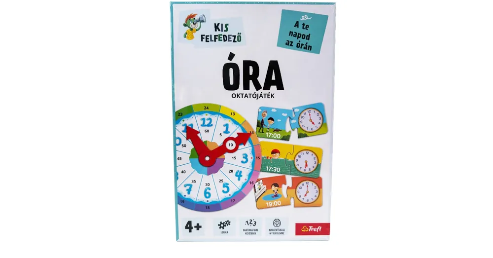 Exkluzív ajánlat Kis felfedező Óra oktatójáték új kiadás - Trefl