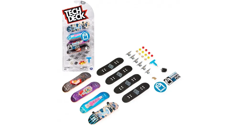 Korlátozott ajánlat Tech Deck SK8MAFIA fingerboard 4db-os gördeszka szett - Spin Master