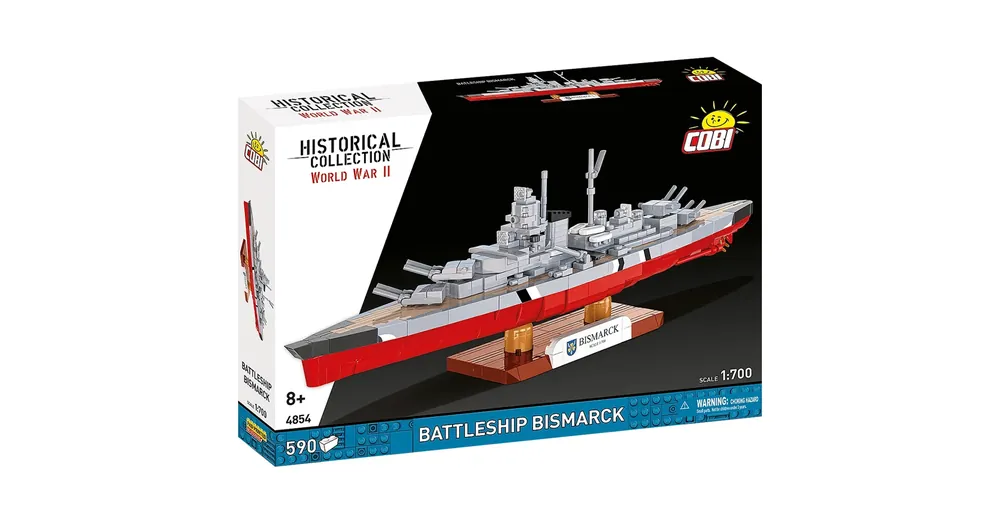 COBI WW II Battleship Bismarck építőjáték (4854) Akció