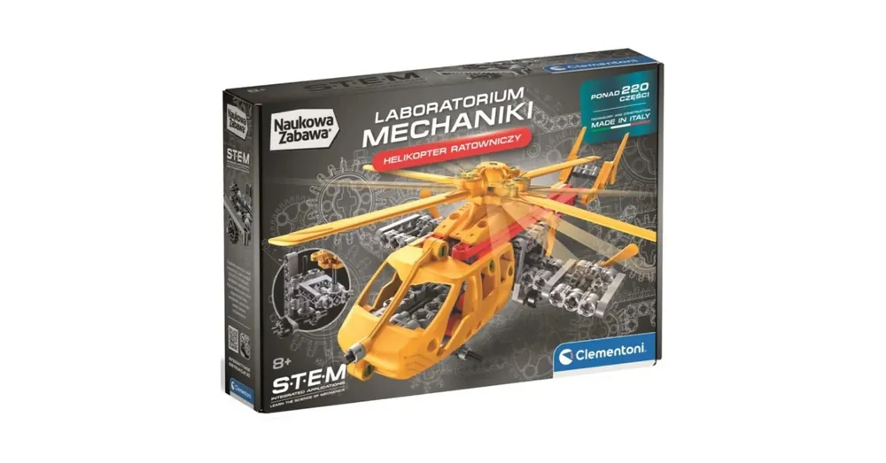 Azonnali szállítás Science Play Mechanikai műhely - Helikopter építőkészlet - Clementoni