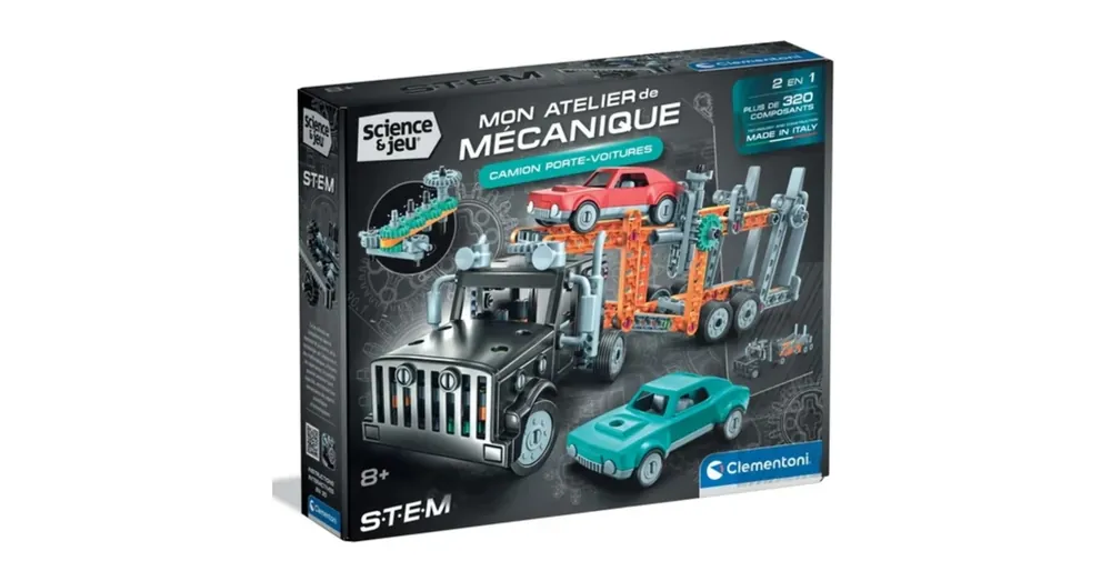 Vedd meg most Science Play Mechanikai műhely - Szállító kamion építőkészlet - Clementoni