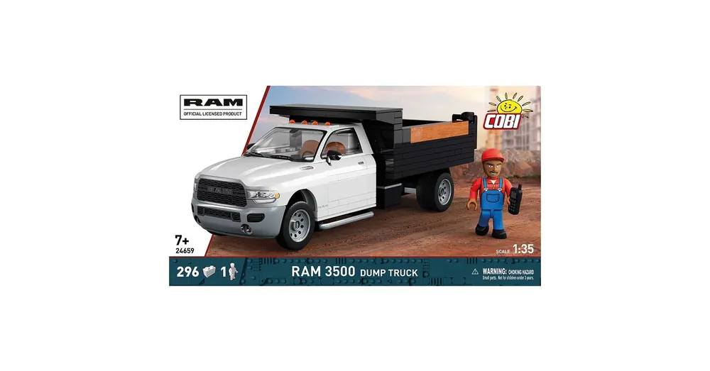 Újdonság COBI RAM 3500 Dump Truck autó építőjáték (24659)