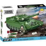 COBI Armed Forces T-72 (East Germany/Soviet) harckocsi építőjáték (2625) Újdonság