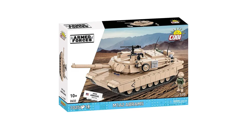 Végkiárusítás COBI Armed Forces M1A2 Abrams építőjáték (2632)