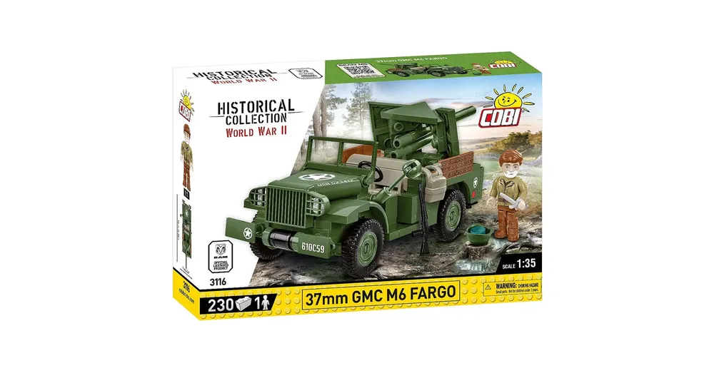 COBI WW II 37mm GMC M6 Fargo építőjáték (3116) Árengedmény