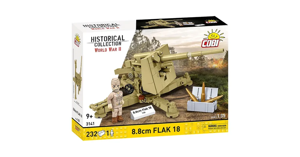 COBI WW II 8.8cm Flak 18 építőjáték (3141) Kiárusítás