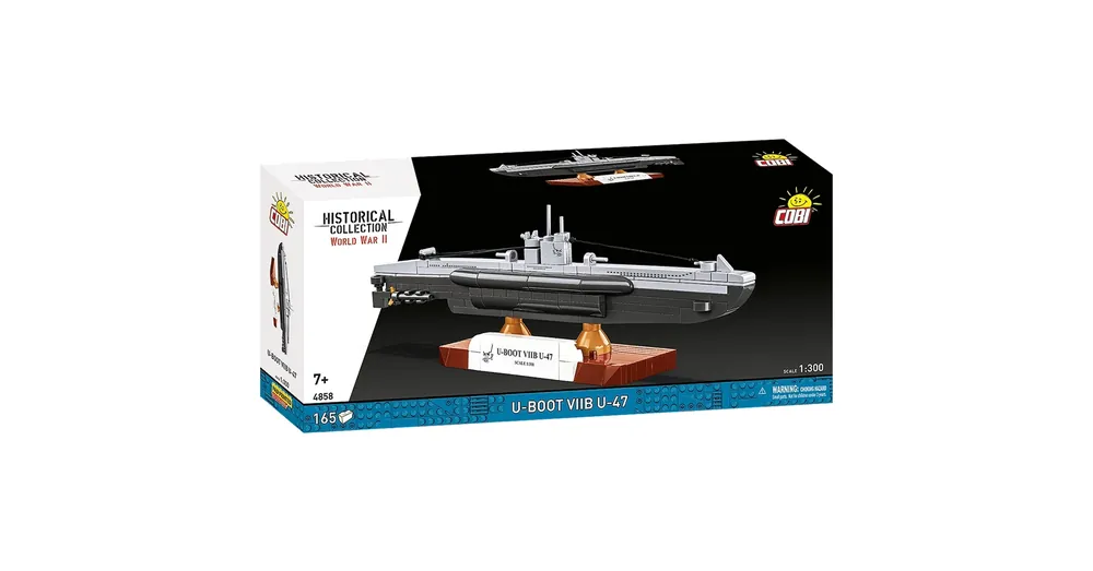 Ne maradj le COBI WW II U-Boot VIIB U-47 építőjáték (4858)