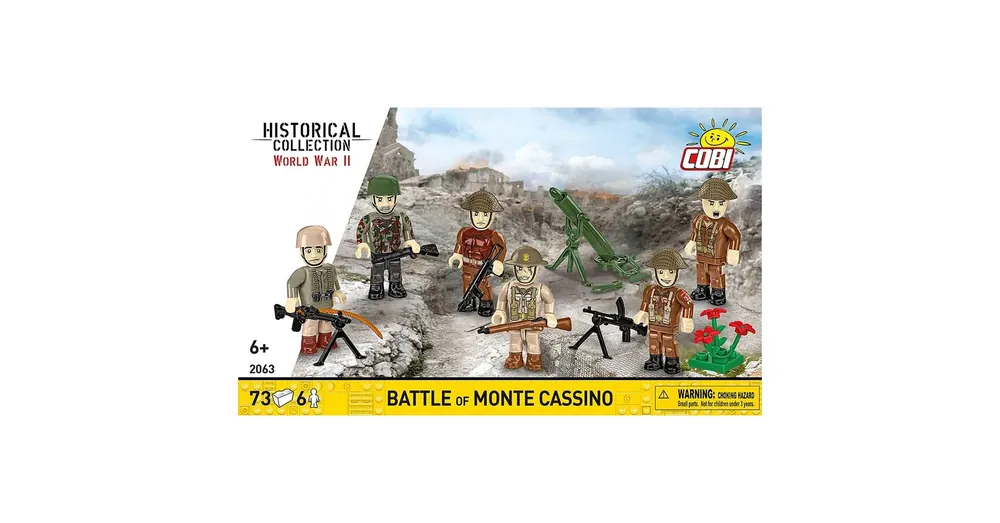 COBI WWII Monte Cassinói csata figura szett (2063) Újdonság