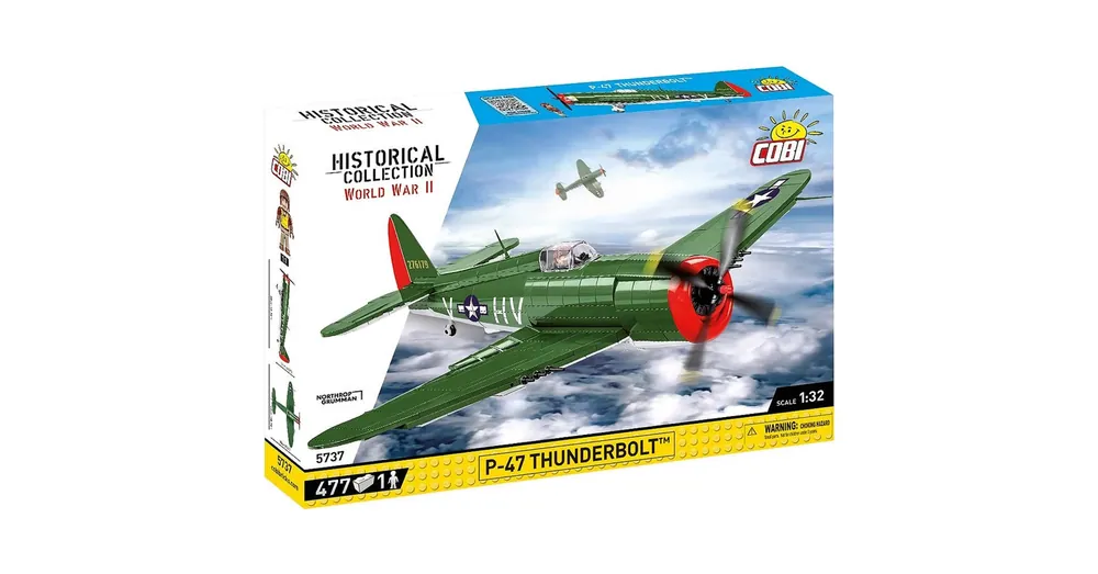 Expressz kézbesítés COBI WW II P-47 Thunderbolt építőjáték (5737)