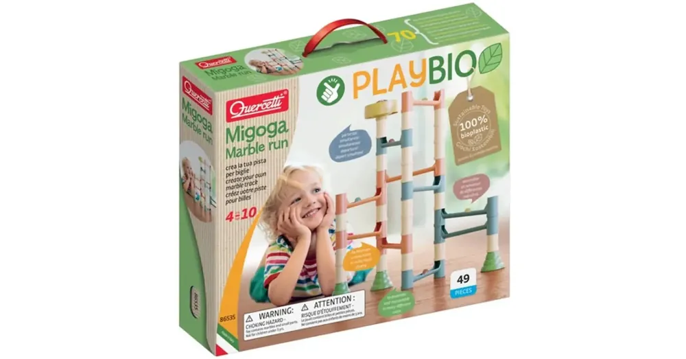 Quercetti Play Bio Migoga Marble golyópálya 46 db-os Vásárlói kedvenc
