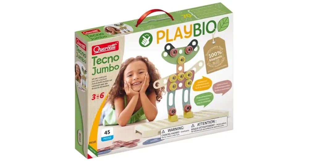 Kihagyhatatlan ajánlat Quercetti Play Bio Tecno Jumbo építőjáték 42 db-os