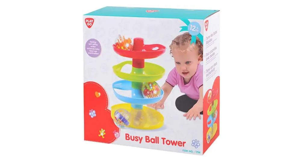 Playgo Bébi golyópálya torony három golyóval Outlet