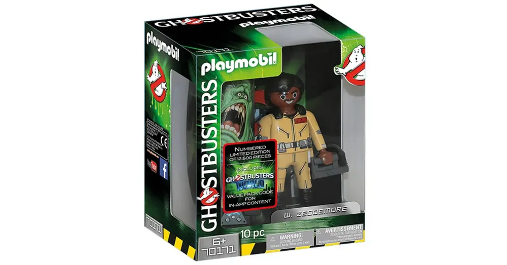 Olcsóbb Playmobil – Szellemirtók Gyűjthető figura W. Zeddemore (70171)